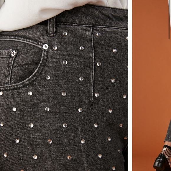 Anthropologie Pilcro Beaded Straight Jeans 31. - Picture 4 of 11